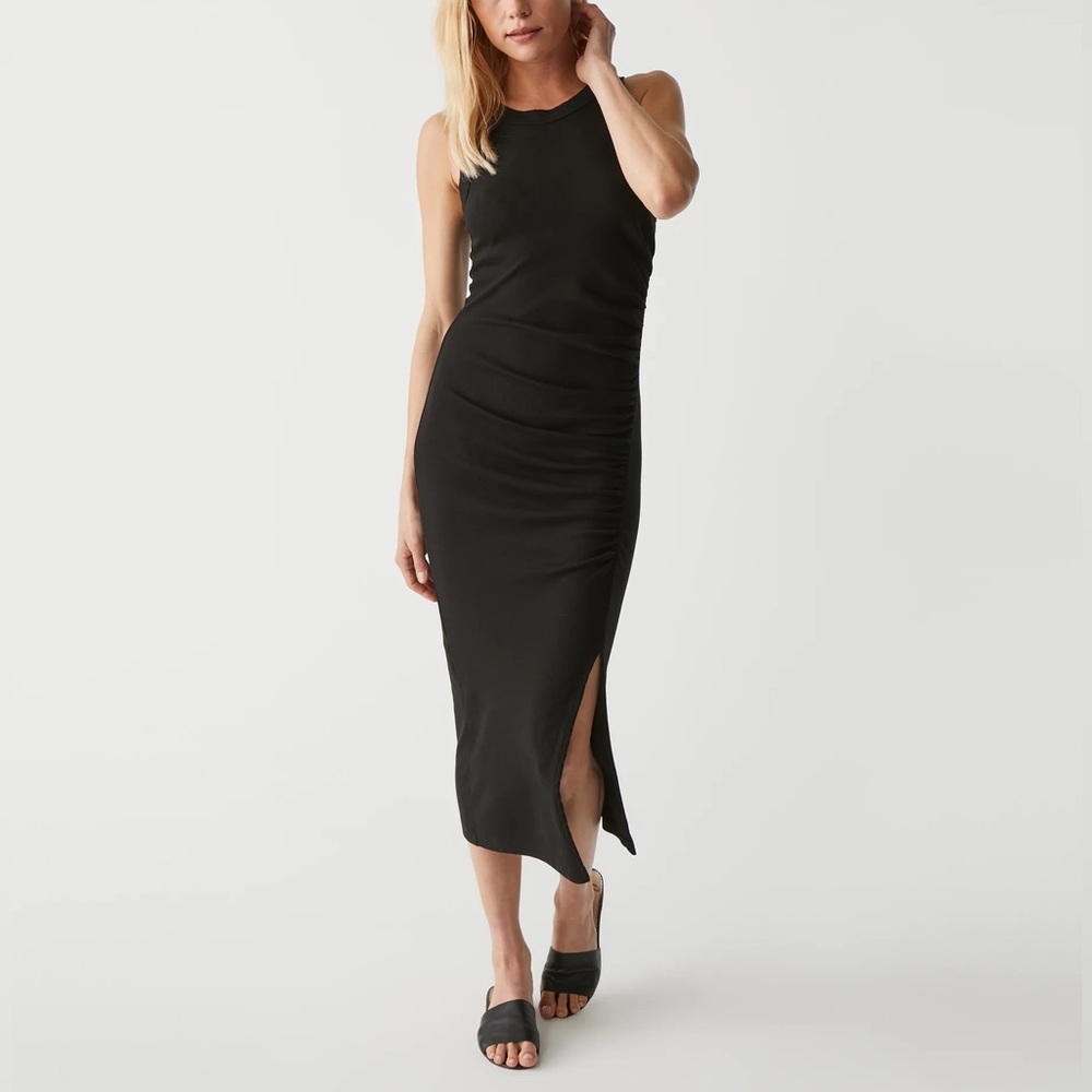 Michael Stars Tala Asymmetrical Midi Dress | Size XL